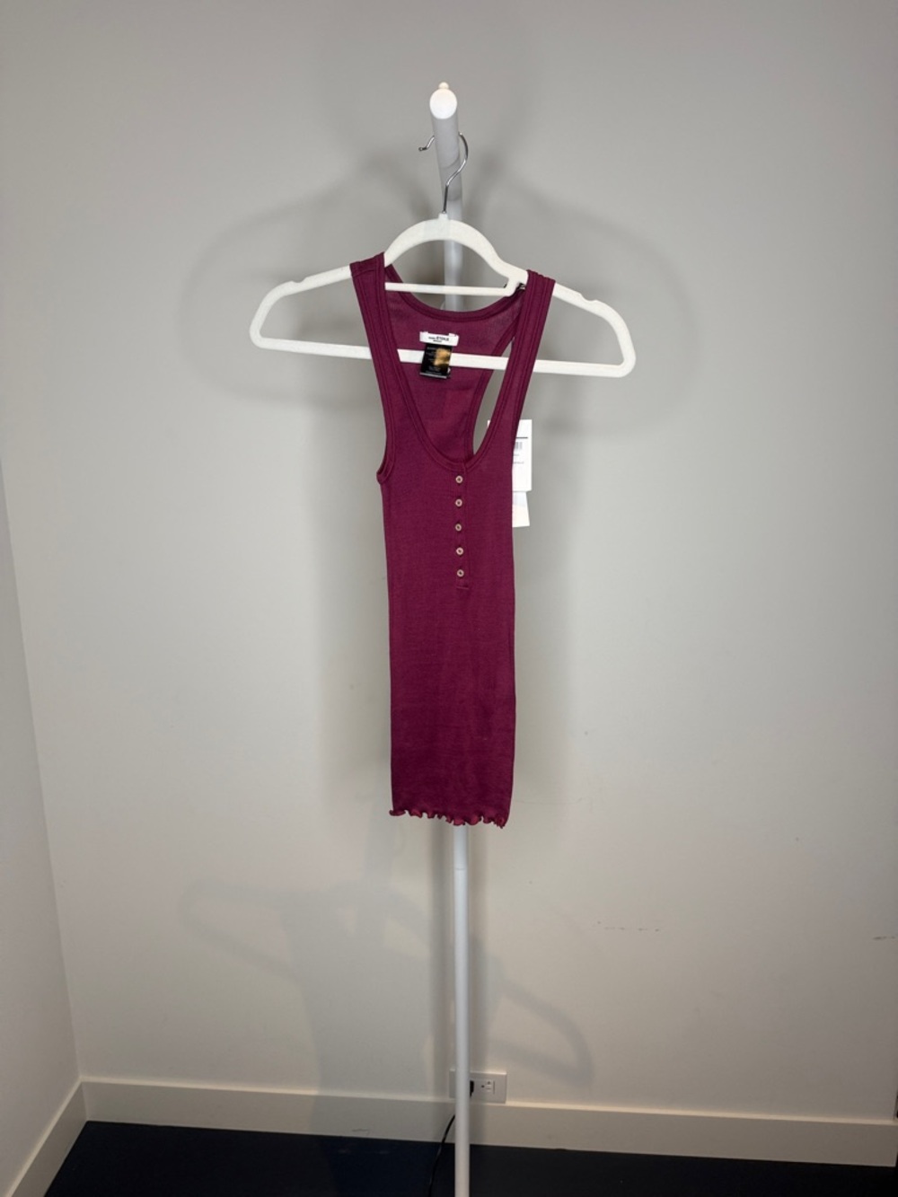 Fuchsia Ribbed Tank Top - INTER